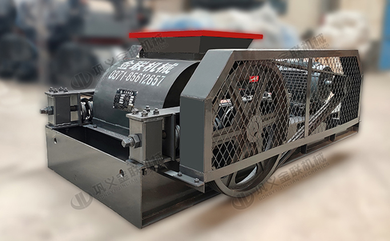 小型皮帶對輥破碎機