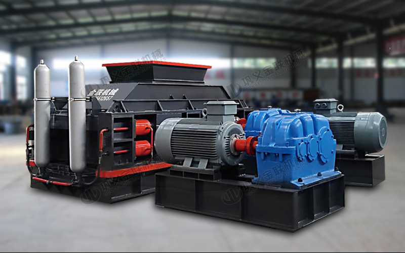 液壓對輥制砂機-大型直連對輥破碎機價格-液壓調節省力