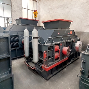 2PG1208大型液壓直聯對輥破碎機發往浙江