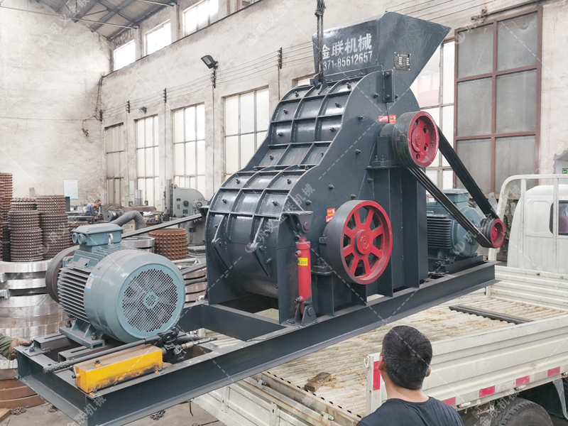 SCF800X600雙級粉碎機發貨圖片_發往山東濟南_破碎煤矸石